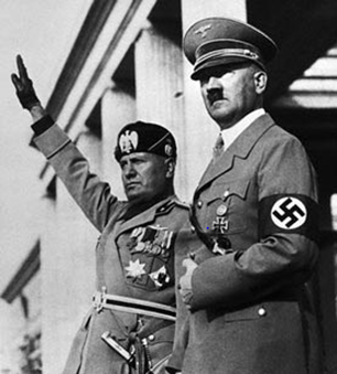 Hitler and Mussolini