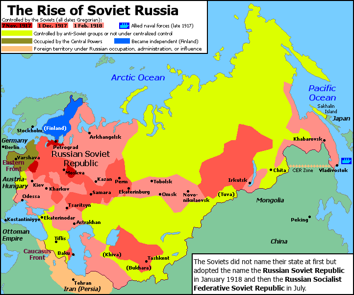 Rise of the Soviet state, 1917-1918
