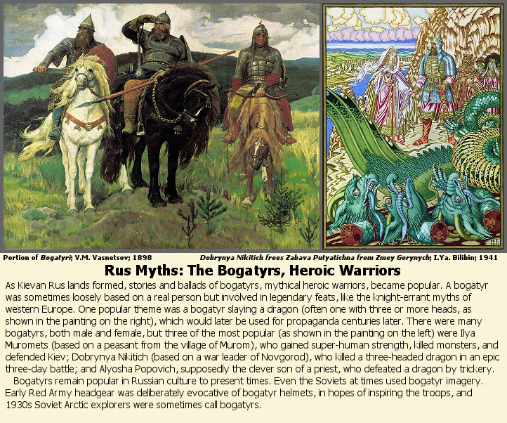 Rus Myths: The Bogatyrs, Heroic Warriors
