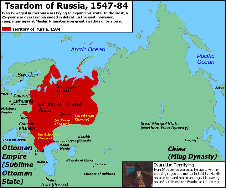 Tsardom of Russia, 1547-84