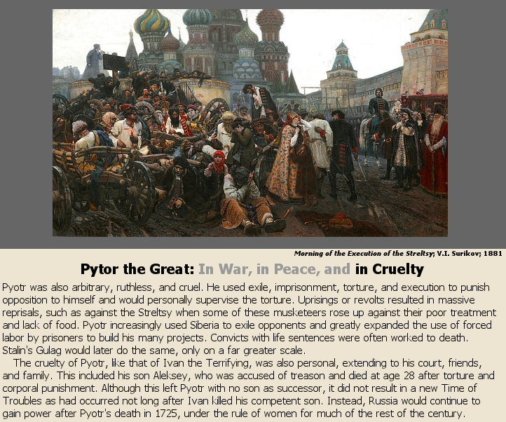 Pytor the Great: In War, in Peace, and in Cruelty